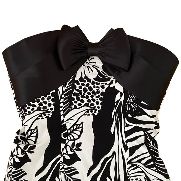 STRAPLESS COCKTAIL DRESS - Picture 3 of 6